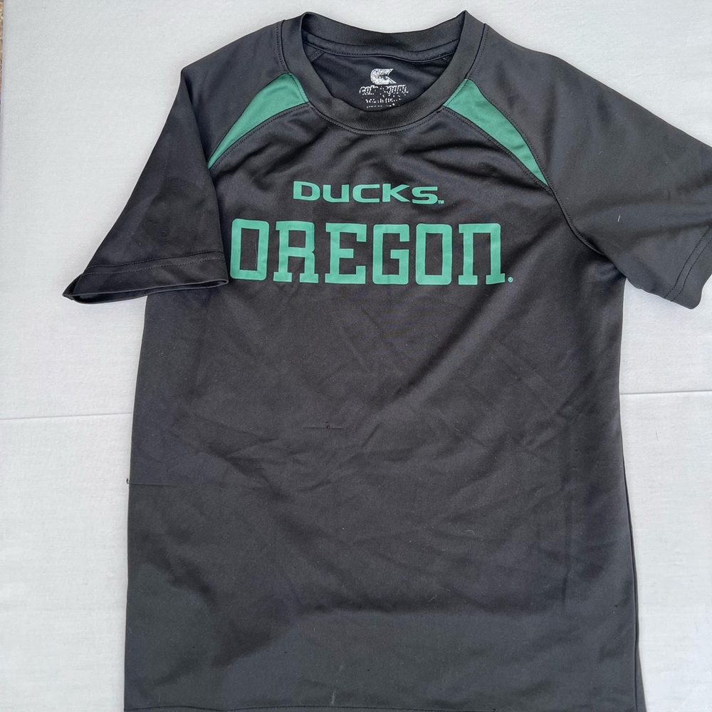 Black and Green Oregon Ducks Men's Shirt